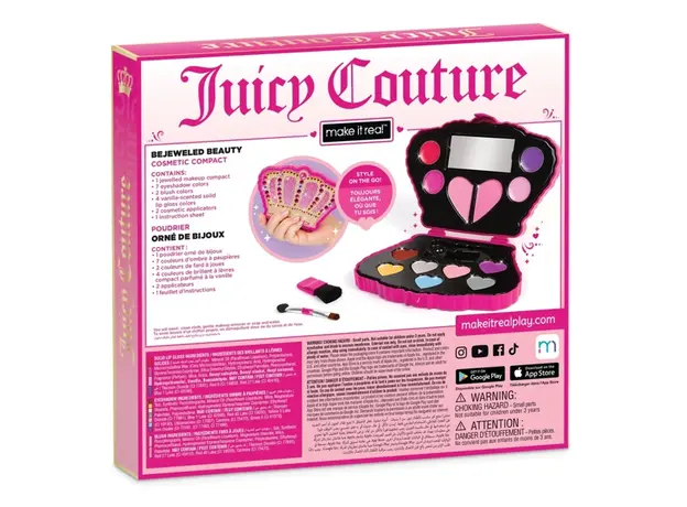 საბავშვო კოსმეტიკის ნაკრები Make It Real 4475MR Juicy Couture, Cosmetic Compact, 7 image