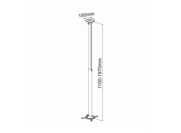 პროექტორის სამაგრი SBOX Ceiling Mount For Projector, 3 image