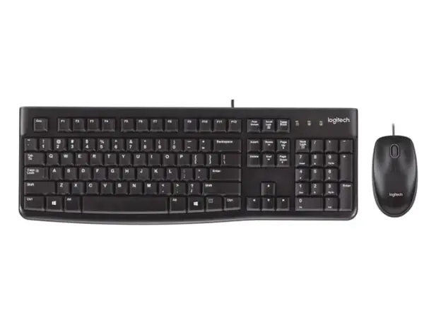 კლავიატურა და მაუსი Logitech MK120 Combo Russian layout USB