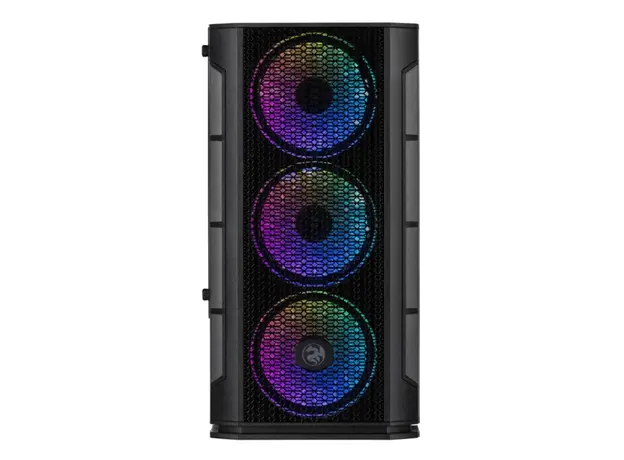 კომპიუტერის ქეისი 2E GAMING Computer case CALLEO (GB700) MiniT, Micro ATX,Mini ITX,2xUSB2.0,1xUSB3.0,4x120mm ARGB, TG (side panel), without PSU, black, 4 image