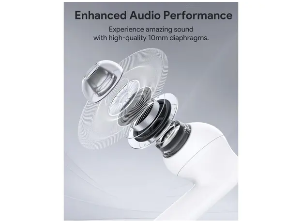 უსადენო ყურსასმენი Aukey EP-B2 Beyond ANC Elite Wireless Earbuds - White, 5 image