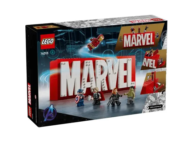 ლეგო LEGO Constructor Super Heroes MARVEL Logo & Minifigures, 2 image