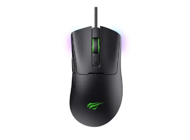 მაუსი Havit Gaming Mouse HV-MS966 Black/Green, 3 image
