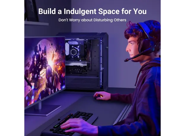 Bluetooth ადაპტერი UGREEN BT501 (45008), Bluetooth Transmitter Audio Adapter fOR PS5, Black, 7 image