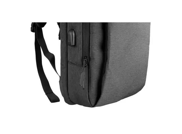 ნოუთბუქის ჩანთა 2E BPN9266BK Backpack, Melange 16" Black, 8 image