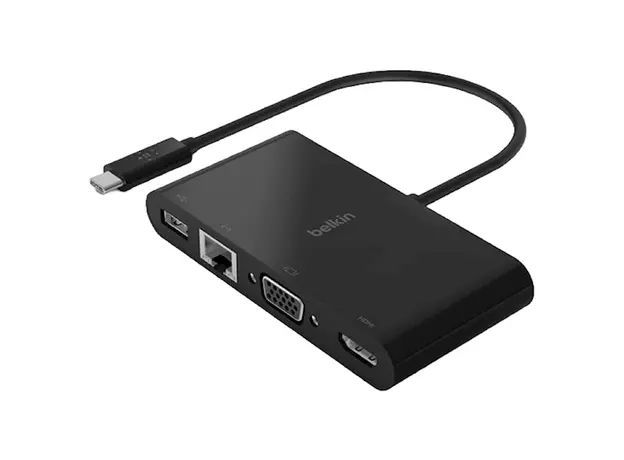 USB-C ჰაბი Belkin Hub USB-C - Ethernet/HDMI/VGA/USB-A