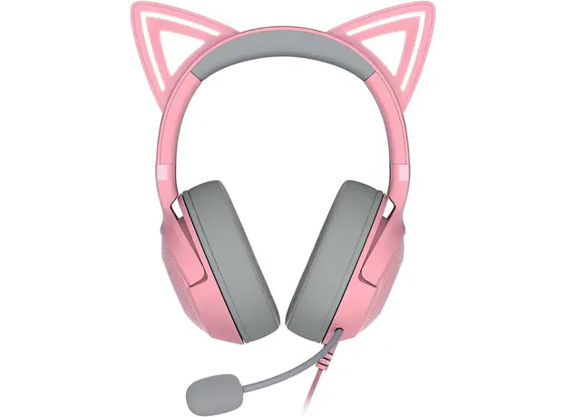 Razer Headset Kraken Kitty V2, RGB, USB, Quartz Ed.
