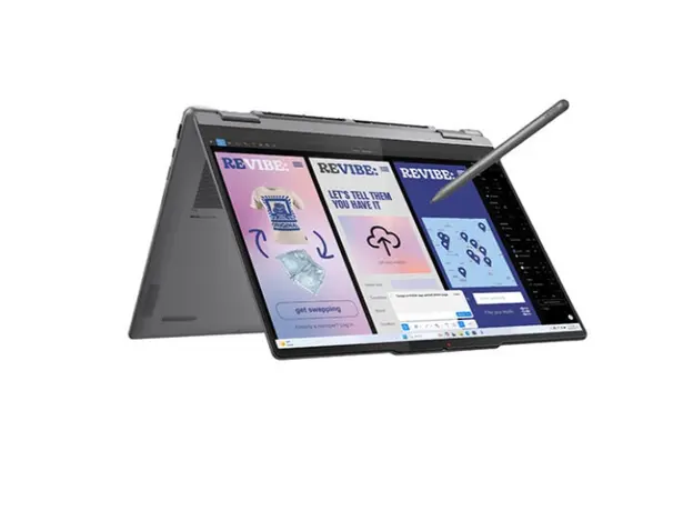 ნოუთბუქი Lenovo Yoga 7 2-in-1 14 WUXGA OLED Touch Core Ultra 7 256V 16GB 512GB SSD Integrated Arc Graphics Luna Grey, 6 image
