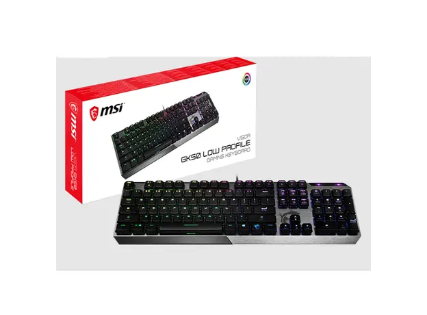 კლავიატურა MSI Keyboard VIGOR GK50 LOW PROFILE RU, 6 image