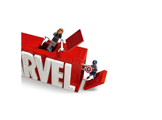 ლეგო LEGO Constructor Super Heroes MARVEL Logo & Minifigures, 5 image