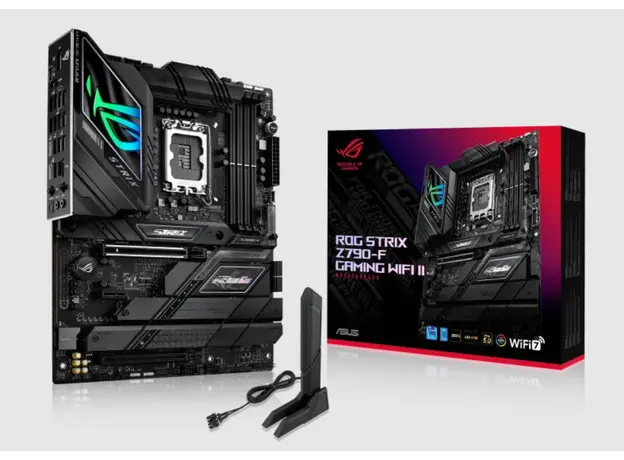დედა დაფა ASUS ROG STRIX Z790-F GAMING WIFI II s1700 Z790 4xDDR5 M.2 HDMI USB Type-C Wi-Fi BT ATX, 4 image