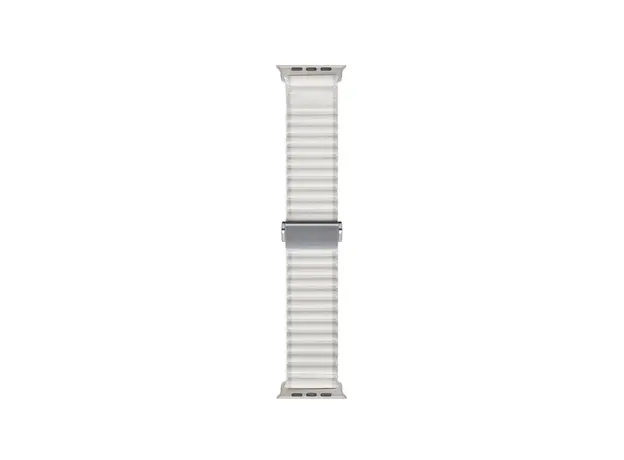 სმარტ საათის სამაჯური TVC Apple Watch Series 10 42mm / 9 8 7 41mm / SE (2023) SE (2022) SE 6 5 4 40mm / 3 2 1 38mm Wavy Texture Nylon Strap - White, 2 image