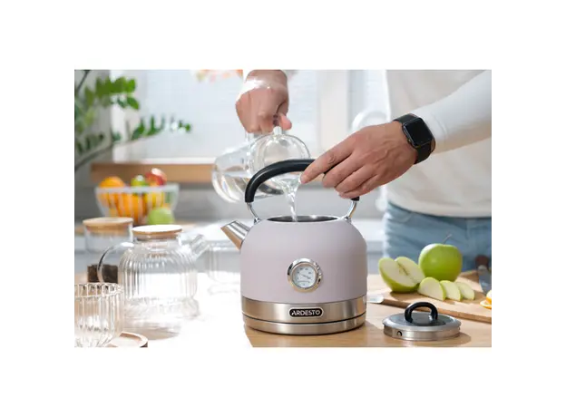 ელექტრო ჩაიდანი Ardesto EKL-F500L, 2150W, 1.7L, Electric kettle, Purple, 6 image