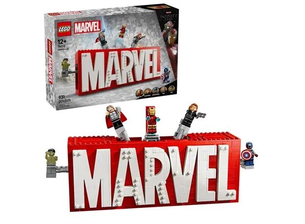 ლეგო LEGO Constructor Super Heroes MARVEL Logo & Minifigures, 7 image