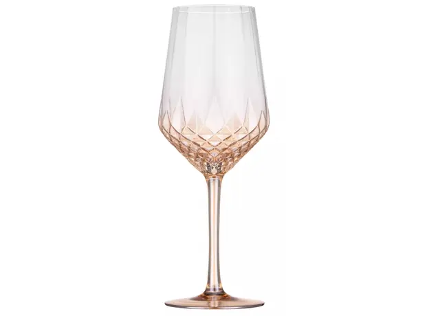 ჭიქების ნაკრები Ardesto AR2646G Black Mars Favola, 460ml, 2pcs, Wine Glasses Set, Transparent/Golden, 3 image