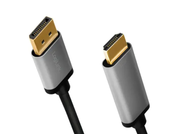კაბელი Logilink CDA0107 4K/60Hz DisplayPort to HDMI cable 2m, 3 image