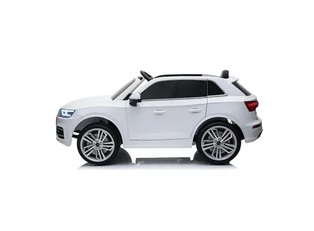 საბავშვო ელექტრო მანქანა Audi Q5B-W/ 2 ადგილიანი.კაუჩუკის საბურავით,რბილი სკამით, 6 image