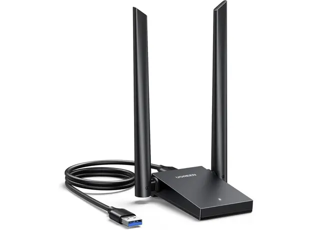 WiFi ადაპტერი UGREEN CM495 (25226), AX1800 WiFi 6 Adapter, Black, 2 image