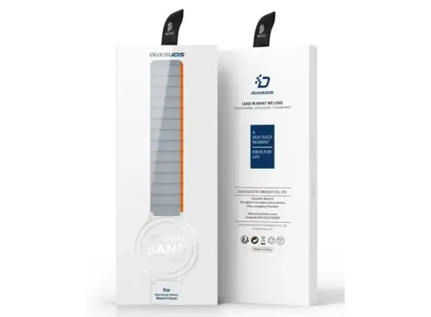 სმარტ საათის სამაჯური DUX DUCIS LD Series for Samsung Galaxy Watch 6, Grey/Oranger, 2 image