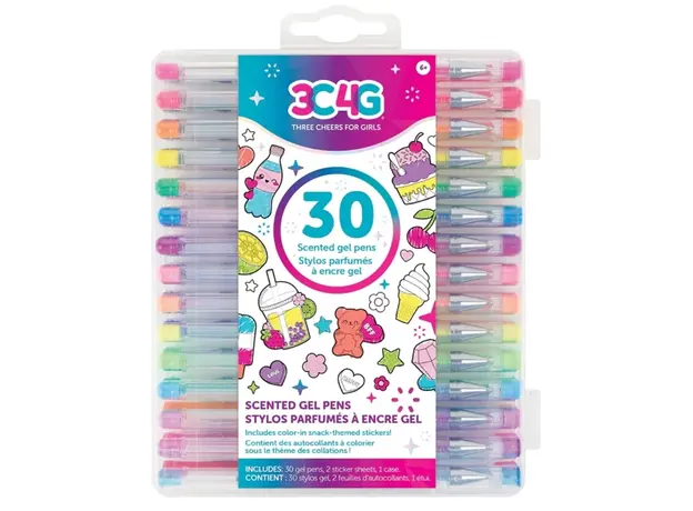 კალმების ნაკრები Make It Real 12057MR 3C4G, Scented Gel Pens