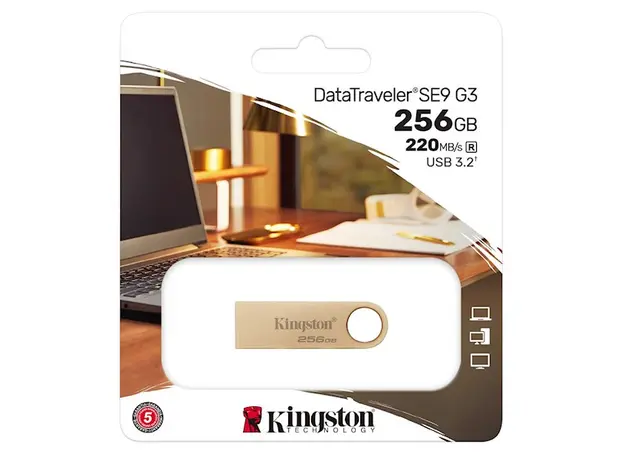 USB ფლეშ მეხსიერება Kingston 128GB DataTraveler SE9 G3 256GB, 4 image