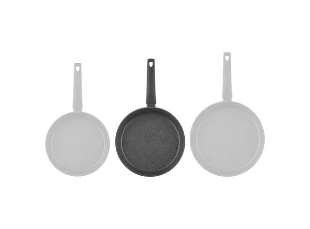 ტაფა Ardesto Deep Fry pan with lid Gemini Gourmet Viareggio, 26cm, aluminium, black, 6 image