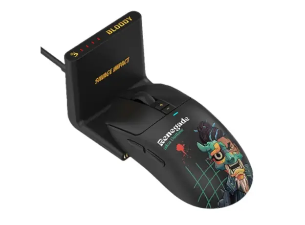 მაუსი A4Tech Bloody R72 Ultra Duo Dual Mode Wireless Gaming Mouse Renegade Midnight