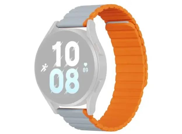 სმარტ საათის სამაჯური DUX DUCIS LD Series for Samsung Galaxy Watch 6, Grey/Oranger, 3 image