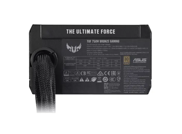 კვების ბლოკი Asus TUF Gaming 750W 80Plus Bronze ATX12V - 90YE00D0-B0NA00, 6 image