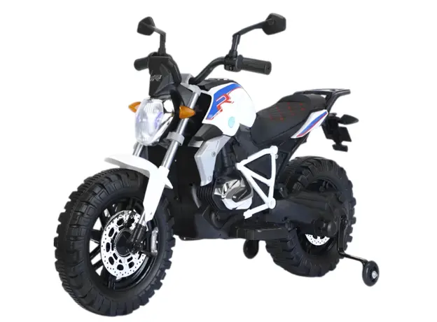 ბავშვის ელექტრო მოტოციკლი 608W ტყავის სავარძლითა და კაუჩუკის საბურავებით, 2 image