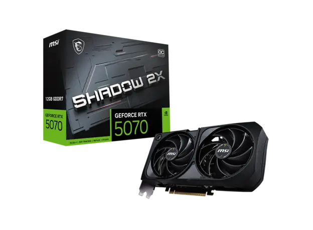 ვიდეო დაფა MSI GeForce RTX 5070 12G SHADOW 2X OC, 2 image