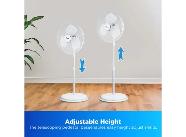 ვენტილატორი Midea FS40-19M, 40W, Fan, White, 5 image