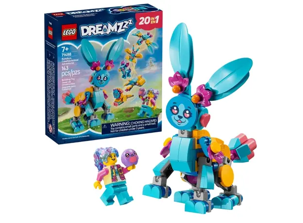 ლეგო LEGO Constructor DREAMZzz Bunchu's Creative Animal Adventures