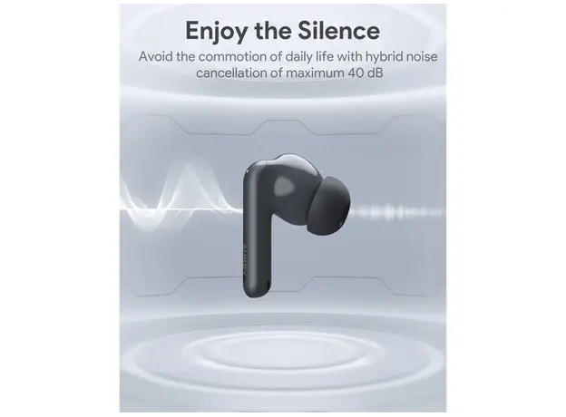 უსადენო ყურსასმენი Aukey EP-B2 Beyond ANC Elite Wireless Earbuds - Dark Grey, 10 image