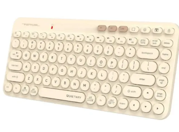 კლავიატურა: A4Tech Fstyler FBK36C AS Bluetooth & 2.4G Keyboard Cafe Latte, 4 image