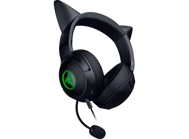 ყურსასმენი Razer RZ04-04730100-R3M1 Kraken Kitty V2, Gaming Headset, Wired, USB, Black, 4 image