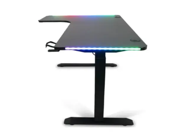 სათამაშო მაგიდა E-blue EGT502BK-1.4 Gaming Desk Black, 3 image