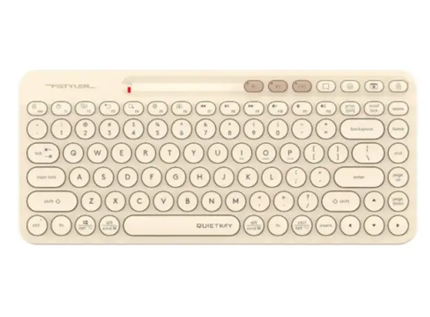 კლავიატურა: A4Tech Fstyler FBK36C AS Bluetooth & 2.4G Keyboard Cafe Latte