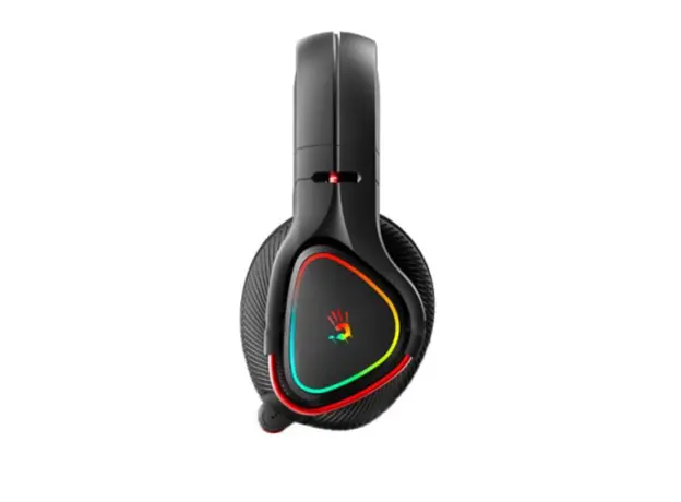 ყურსასმენი A4tech Bloody MR720 RGB Gaming Bluetooth Wireless Headset Black, 4 image