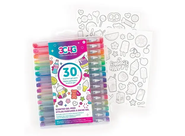 კალმების ნაკრები Make It Real 12057MR 3C4G, Scented Gel Pens, 4 image