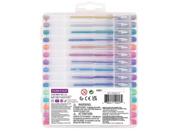 კალმების ნაკრები Make It Real 12057MR 3C4G, Scented Gel Pens, 3 image