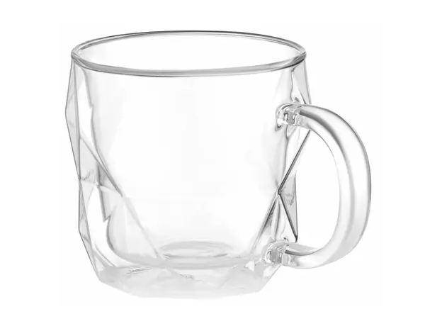 ჭიქების ნაკრები Ardesto AR2645BCH, 450ml, 2pcs, Double Wall Mug Set, Transparent, 3 image