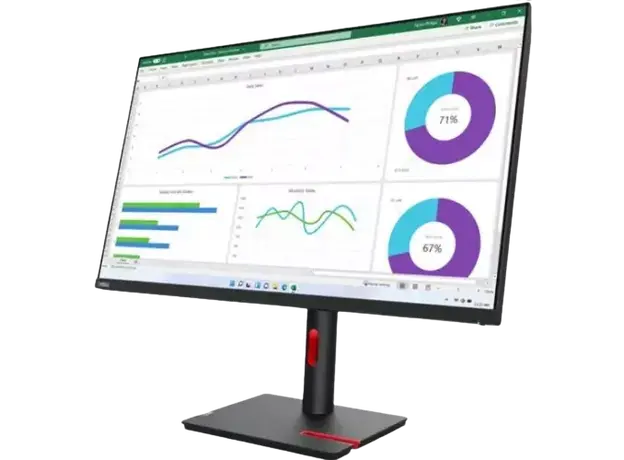 მონიტორი Lenovo ThinkVision T32h-30 Black, 3 image