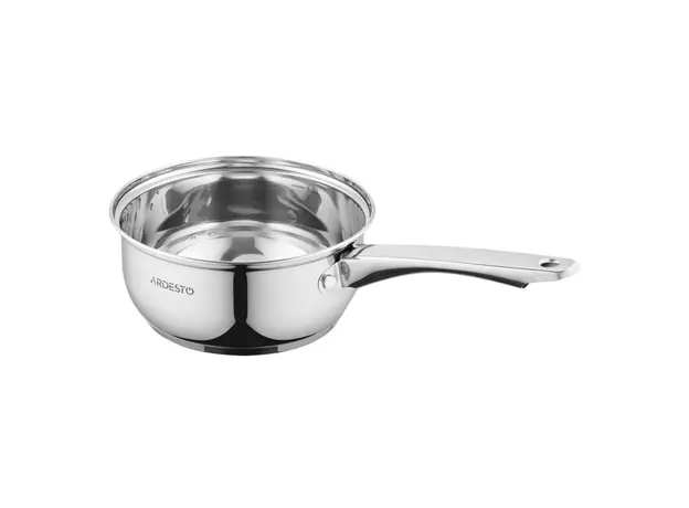 ქვაბი Ardesto Saucepan with glass lid Gemini Gourmet Aosta, 1.2l, stainless steel, 3 image