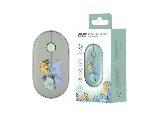 მაუსი 2E MF300 FLORA:DILL Silent WL BT, Green, 6 image