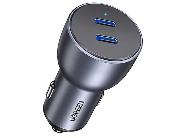 მანქანის დამტენი UGREEN CD213 (70594), 36W, Type-C, Fast Car Charger, Silver, 2 image
