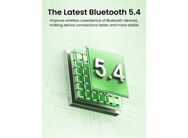 ყურსასმენი UGREEN WS207 (45110) HiTune P3, Earbuds, Wireless, Bluetooth, IPX5, White, 12 image