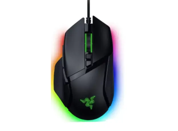 მაუსი Razer Mouse Basilisk V3 35K, RGB, USB-A, black, 2 image