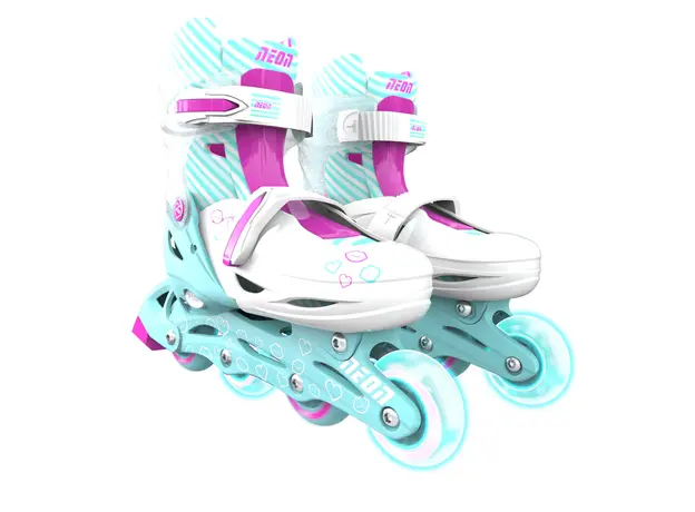 როლიკები NEON INLINE SKATES (SIZE 3-6) - NT08 (Teal Pink)