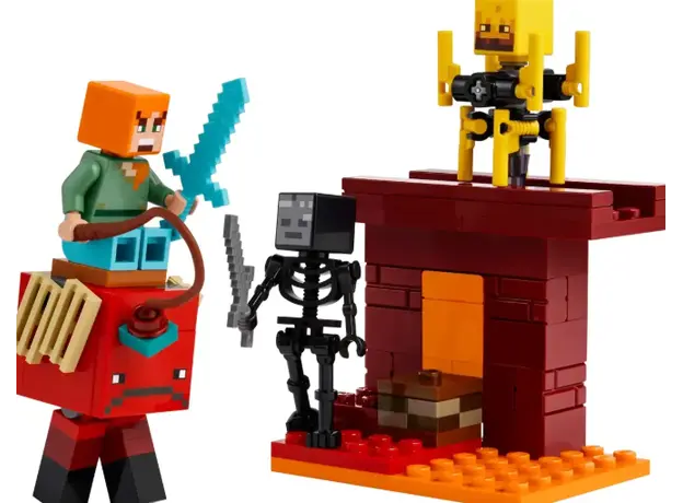 ლეგო LEGO Constructor Minecraft The Nether Lava Battle Set, 3 image